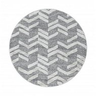 Ayyildiz Kusový koberec Pisa 4705 Grey kruh 80 × 80 cm - Koberec