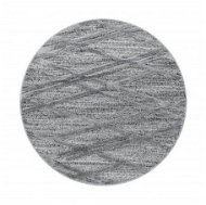 Ayyildiz Kusový koberec Pisa 4706 Grey kruh 120 × 120 cm - Koberec