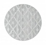 Ayyildiz Kusový koberec Pisa 4707 Grey kruh - Koberec