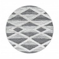 Ayyildiz Kusový koberec Pisa 4709 Grey kruh - Koberec
