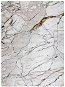 Dywany Łuszczów Kusový koberec Gloss 529A 53 3D mramor ivory/beige 140 × 190 cm - Koberec
