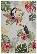 Hanse Home Collection Kusový koberec Flair 105608 Tropical Dream Creme Multicolored, 80 × 165 cm - Koberec