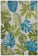 Hanse Home Collection Kusový koberec Flair 105617 Tropical Leaves Turqouise Green - Koberec