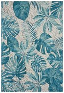 Hanse Home Collection Kusový koberec Flair 105618 Tropical Leaves Turqouise, 80 × 165 cm - Koberec