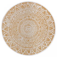 Mujkoberec Original Kusový koberec Mujkoberec Original Nora 105792 Ochre kruh, 240 × 240 cm - Koberec