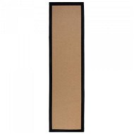 Flair Rugs Behúň Herringbone Border Kira Black 60 × 230 cm - Koberec