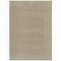 Flair Rugs Kusový ručne tkaný koberec Tuscany Textured Wool Border Natural - Koberec