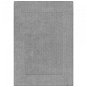 Flair Rugs Kusový ručne tkaný koberec Tuscany Textured Wool Border Grey Marl - Koberec