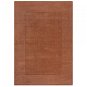 Flair Rugs Kusový ručně tkaný koberec Tuscany Textured Wool Border Orange 120 × 170 cm - Koberec