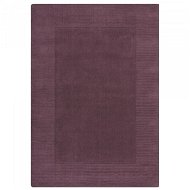 Flair Rugs Kusový ručně tkaný koberec Tuscany Textured Wool Border Purple - Koberec