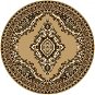 Alfa Carpets Kusový koberec Teherán T-102 beige kruh - Koberec