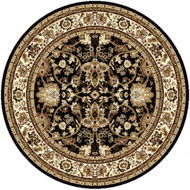 Alfa Carpets Kusový koberec Teheran T-117 brown kruh 160 × 160 cm - Koberec
