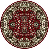 Alfa Carpets Kusový koberec Teherán T-117 red kruh 160 × 160 cm - Koberec