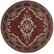Alfa Carpets Kusový koberec Teheran T-102 brown kruh 190 × 190 cm - Koberec