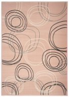 Alfa Carpets Kusový koberec Kruhy powder pink - Koberec