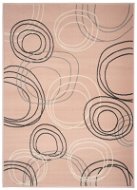 Alfa Carpets Kusový koberec Kruhy powder pink 80 × 150 cm - Koberec