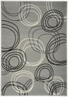 Alfa Carpets Kusový koberec Kruhy grey 80 × 150 cm - Koberec