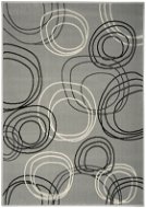 Alfa Carpets Kusový koberec Kruhy grey 190 × 280 cm - Koberec