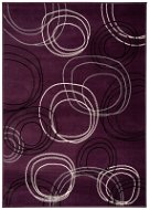 Alfa Carpets Kusový koberec Kruhy lila 160 × 230 cm - Koberec