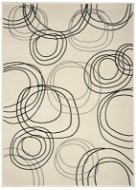 Alfa Carpets Kusový koberec Kruhy cream 160 × 230 cm - Koberec