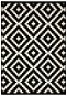 Alfa Carpets Kusový koberec Gloria new black / cream - Koberec