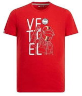 Ferrari pánské tričko Vettel Driver - Tričko