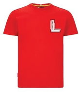 Ferrari tričko Leclerc červené - Tričko