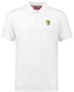 Ferrari pánské polo klasik bílé - Tričko - Main image