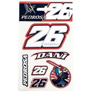Daniel Pedrosa samolepky malé  - Samolepky