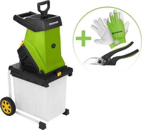 FIELDMANN FZD 4020-E + scissors and gloves - Garden Shredder - Main image