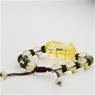 FENGSHUIHARMONY Pi Yao citrine bracelet with cotton cord - Bracelet