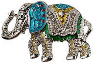 FENGSHUIHARMONY Elephant brooch with cubic zirconia - Brooch