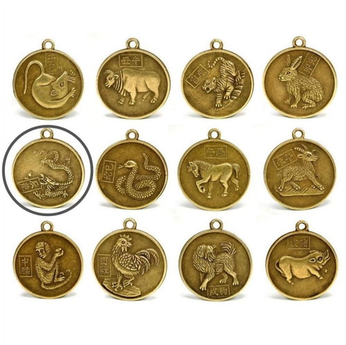 FENGSHUIHARMONY DRAK Coins Zodiac - Charm - Main image