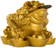 Fengshuiharmony Zlatá trojnohá žába 4cm - Dekorace