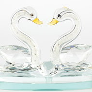 Fengshuiharmony Swan pair - crystal - Decoration