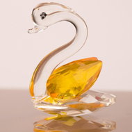 Fengshuiharmony Crystal Swan Yellow - Decoration