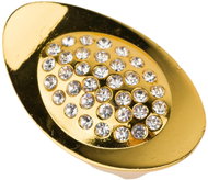 Fengshuiharmony Gold ingot with rhinestones small - Decoration