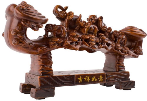 Fengshuiharmony Ru Yi and family of 6 elephants - Decoration - Main image
