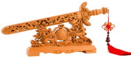 Fengshuiharmony Ručně vyřezávaný meč z broskvového dřeva - Decoration