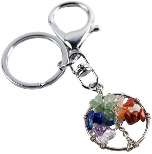FENGSHUIHARMONY Tree of Life and Divinity for keys - Keychain - Main image