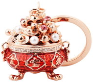 FENGSHUIHARMONY Chinese pot full of ingots - Keychain