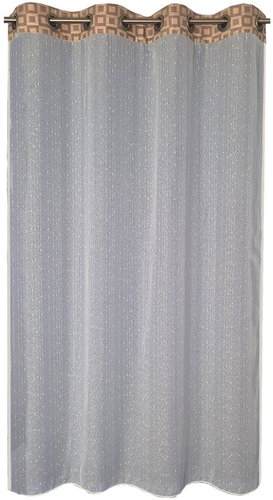 4sleep Piece curtain white Kesi on rings 116 × 190 cm - Curtain - Main image