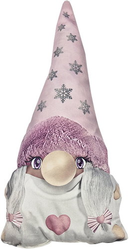 4sleep Decorative pillow Christmas elf Andy pink - Pillow - Main image