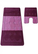 4sleep 2-piece set, MONTANA EDREMIT, purple - Bath Mat