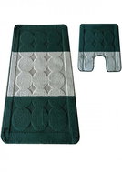 4sleep 2-piece set, MONTANA EDREMIT, green - Bath Mat