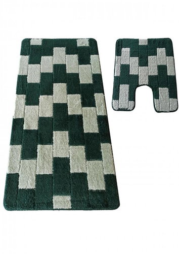 4sleep 2-piece set, MONTANA BORNOVA, green - Bath Mat - Main image