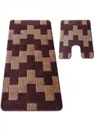 4sleep 2-piece set, MONTANA BORNOVA, brown - Bath Mat