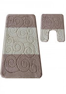 4sleep 2-piece set, MONTANA SILE, beige - Bath Mat