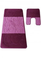 4sleep 2-piece set, MONTANA SILE, purple - Bath Mat