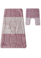 4sleep 2-piece set, MONTANA SARIYER, pink - Bath Mat